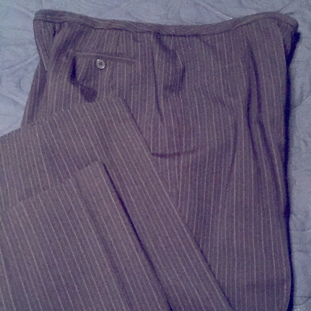 Alfani Blue Pinstripe Slacks